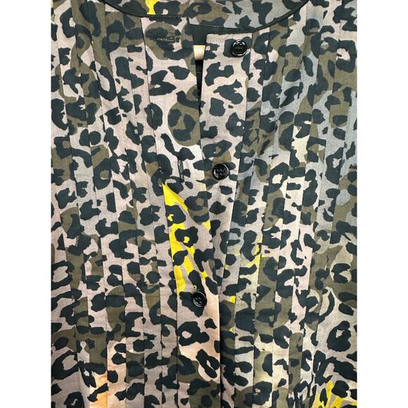 Cynthia Rowley Malta Kaftan Leopard Maxi Dress Size Medium NWT - Picture 13 of 16